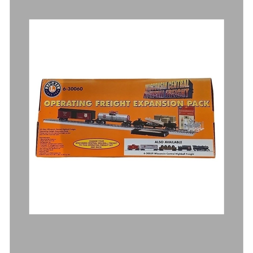 Lionel 6-30060 Wisconsin Central Highball Freight Expansion Pack Near Mint
